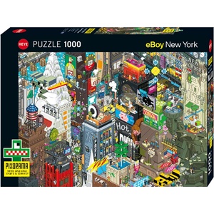 Heye Пъзел-загадка Heye от 1000 части - New York Quest, eBoy (29914)