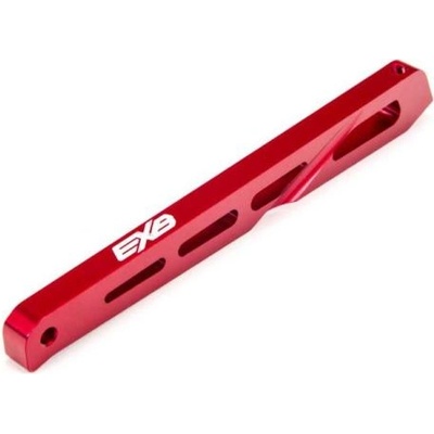 Arrma задна централна шаси 120 мм, алуминий, червена