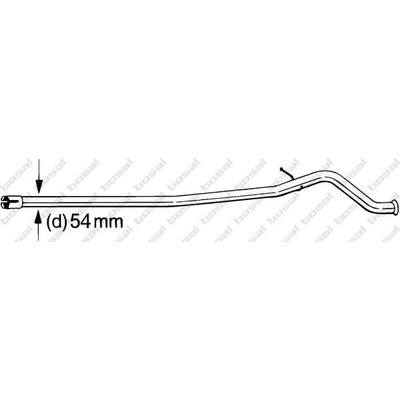 Opravne potrubi, katalyzator BOSAL 889-631