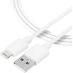 Tactical iPhone 14 Plus / 14 Pro Max / 14 Pro TACTICAL SMOOTH THREAD кабел за данни USB - Lightning, 30cm, БЯЛ 57983104157 (57983104157)