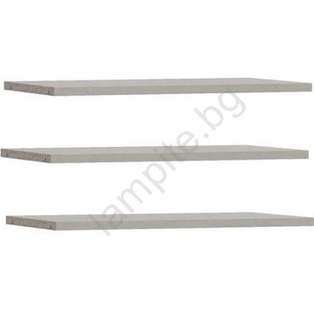 FORTE Комплект от 3 рафта tiro, сиви (fr0051)