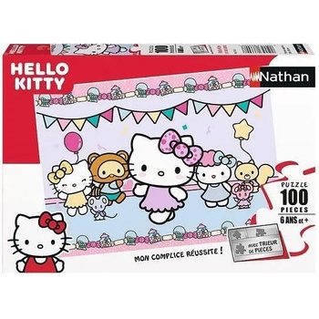 Ravensburger Пъзел Ravensburger 100 елемента Hello Kitty Nathan 867738