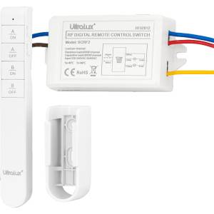 Ultralux ДВУКАНАЛЕН КЛЮЧ С rf ДИСТАНЦИОННО УПРАВЛЕНИЕ 220v ac (scrf2)