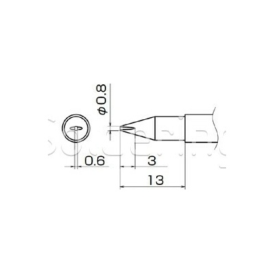 Pájecí hrot T12-DL08 - 102000587