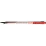 Pilot Химикалка, 0, 27 мм, с бутон, прозрачен корпус, PILOT "BP-S Matic", червена BPS-135F-R (BPS-135F-R)