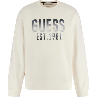 GUESS BEAU CN SWEATSHIRT M4RQ08KBK32-G018 Biely