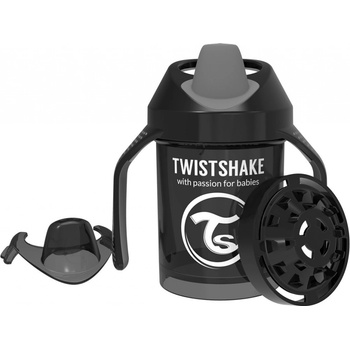 Twistshake hrnek učicí 230ml černá