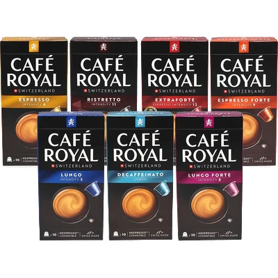 Café Royal | Стартов асортимент - 70 капсули за Nespresso®