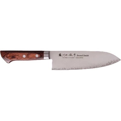 Satake Кухненски нож - SATAKE - Япония - стомана - Cobalt VG10 - Santoku - 170mm