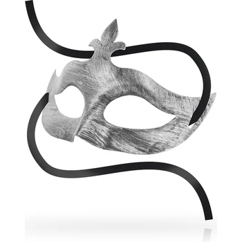 Image 1 of OhMama Masks Fleur De Lis Eyemask Silver