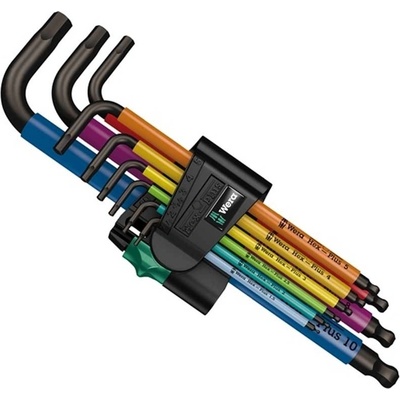 Sada Imbusových zástrčných klíčů Wera 950 SPKL/9 SM N colour 1,5-10