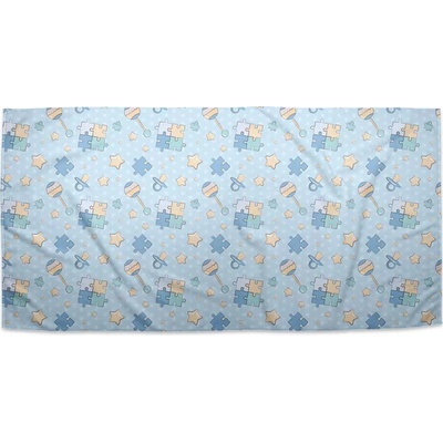 Sablio Uterák Puzzle a dudlíky 50 x 100 cm