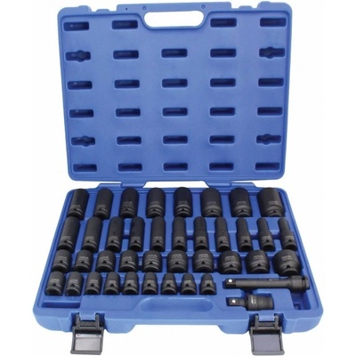Asta Sada kovaných nástrčných klíčů, 1/2", 9 - 30 mm, 40 ks - AHEX40F