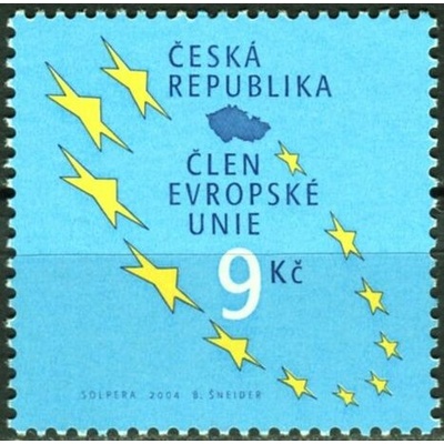 Česká pošta (2004) č. 394 ** - Česká republika - Vstup ČR do EU