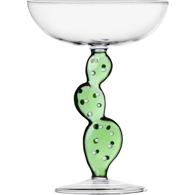 Ichendorf Desert Plants pohár na šampanské kaktus zelený 300 ml
