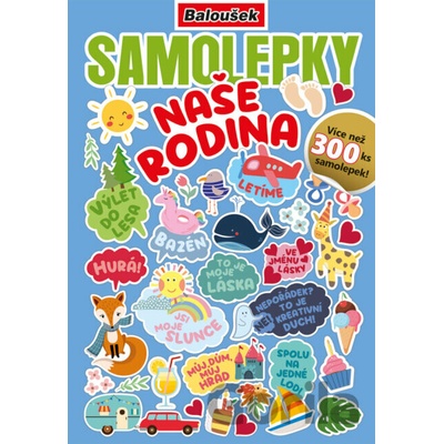 Samolepkový sešit naše rodina