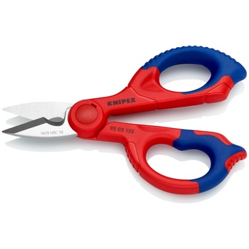 Image 1 of KNIPEX Ножици за рязане на кабел усилени, хромирани, (k9505155sb)