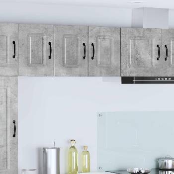 vidaXL Панел за миялна машина Kalmar 2 pcs Циментено сиво (884501)