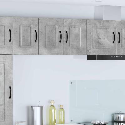 vidaXL Панел за миялна машина Kalmar 2 pcs Циментено сиво (884501)