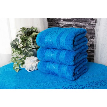 XPOSE Bambusová osuška CATANIA tyrkysová 70x140 cm