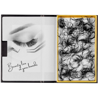 Luxury Lashes 10D Riasy Premium sypané v hotovom vejáriku 500 Ks Zakrivenie umelých rias: CC, Dĺžka umelých rias: 12 mm, Hrúbka rias: 005