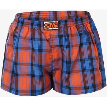 Styx Оранжево-сини дамски карирани къси панталони Styx Styx | Sin | ЖЕНИ | M