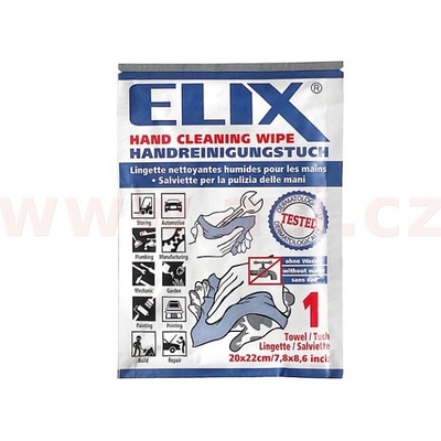 ELIX vlhčená utěrka na čištění rukou 20x22 cm 1 ks