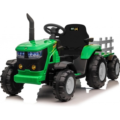 Mamido elektrický traktor s vlečkou 12V 7Ah zelená – Zbozi.Blesk.cz
