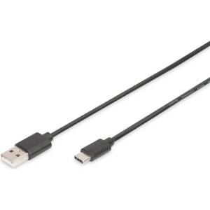 ASSMANN Високоскоростен 2.0 usb тип a - usb тип-c кабел 1, 8 м ak-300154-018-s (ak-300154-018-s)