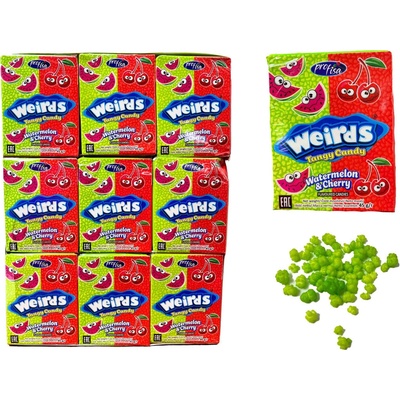 Weirds Ovocné bonbóny Meloun a višně 45 g