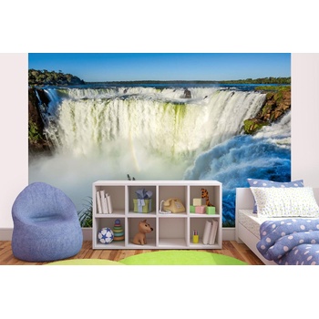 DIMEX ART s. r. o Самозалепваща се флизелинова фототапета водопадът дяволското гърло 375 x 250 см