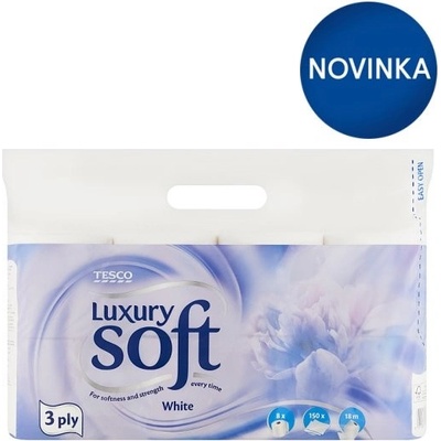 Tesco Luxury soft 3-vrstvový 8 ks