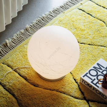 Ideal Lux - Настолна лампа CARTA 1xE27/25W/230V Ø 40 см бял (ID317144)