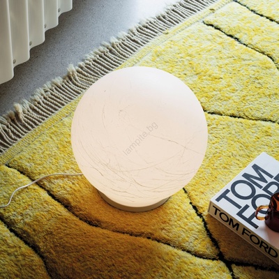 Ideal Lux - Настолна лампа CARTA 1xE27/25W/230V Ø 40 см бял (ID317144)