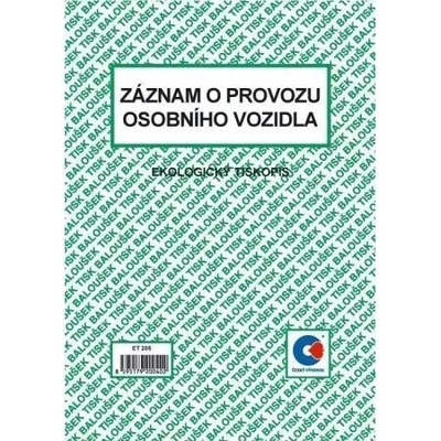 Baloušek ET205 Záznam o prov.os.voz.A5
