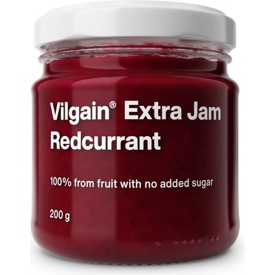 Vilgain Extra Jam červený rybíz bez přidaného cukru 200 g – Zboží Dáma