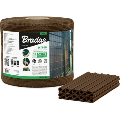 BRADAS Plotová páska BROWN 200 - hnedá
