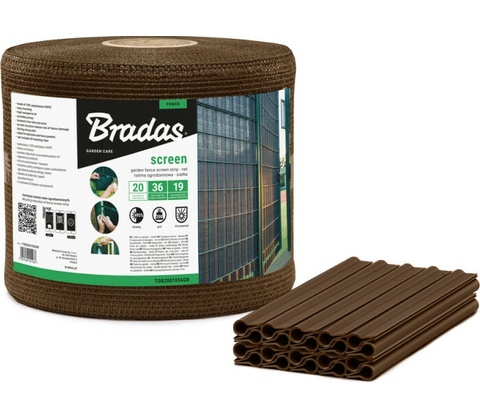 BRADAS Plotová páska BROWN 200 - hnedá