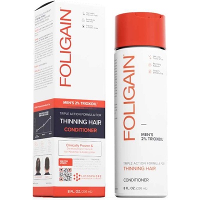 FOLIGAIN Triple Action Conditioner For Thinning Hair For Men With 2% Trioxidil 236 ml