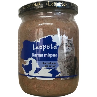Leopold mäsové krmivo s kuracím mäsom pre mačky 500 g