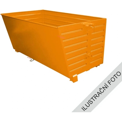 Happy End Stohovatelný kontejner TRV s výpustí oranžová nosnost 2000 kg PLN 8834/OR
