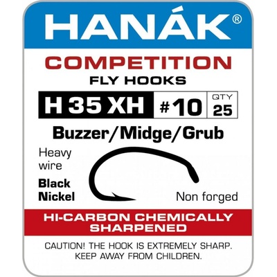 Hanák Competition Muškařský háček blešivci & pakomáři vel.8 25 ks