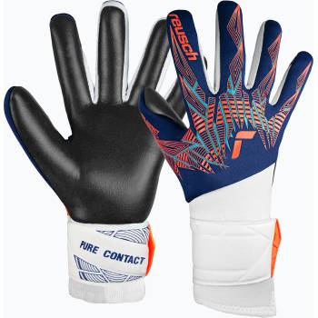 Reusch Вратарски ръкавици Reusch Pure Contact Silver premium blue/electric orange/black