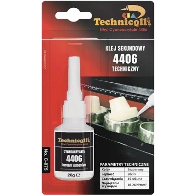 TECHNICQLL CYANOACRYLATE INSTANT ADHESIVE - Sekundové technické lepidlo 20 g