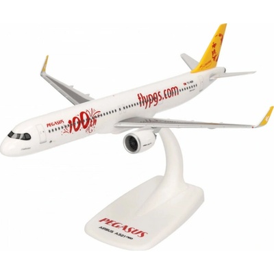 Pegasus Herpa Airbus A321-251NX Airlines "100th Named "Cumhuriyet Snap-Fit 1:200