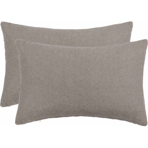 vidaXL Калъфка за възглавница 2 pcs HEERLEN Светлосиво 50 x 80 cm (911985)