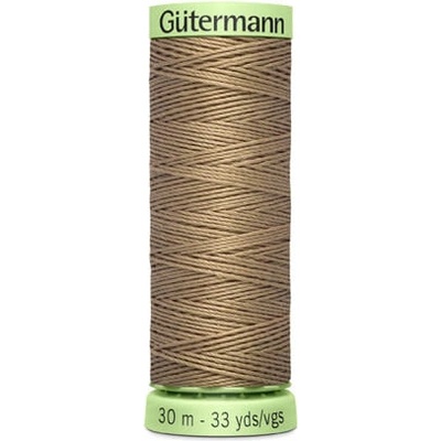 Nit PES Gütermann JEANS - extra silná 30 (30m) barva 868 - hnědá