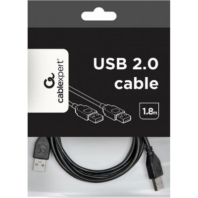 Gembird CCP-USB2-AMAM-6 USB A - USB A M-M, 1,8m, černý