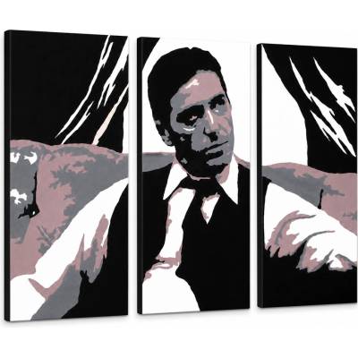 Ručne maľovaný POP Art obraz AL PACINO - 120x80 cm