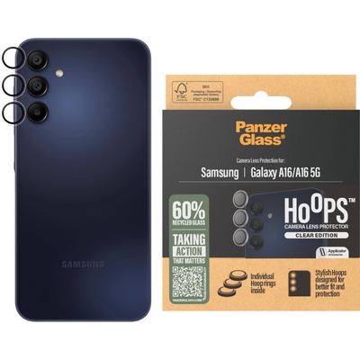 Panzer Стъклен Протектор за камера PanzerGlass за Samsung Galaxy A16, A16 5 G, Hoops, Прозрачен